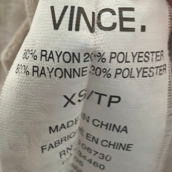 Vince Womens Sweater Lightweight Rayon Quiet Luxury Capsule Wardrobe Size XS - Picture 7 of 8